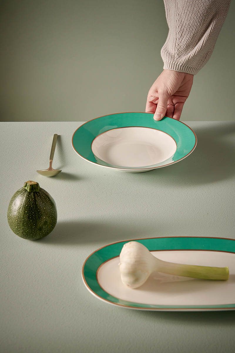 Pip Chique Deep Plate Green 23.5cm