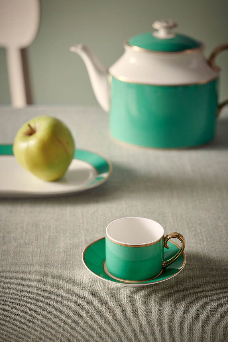 Pip Chique Espresso Kop & Schotel Groen