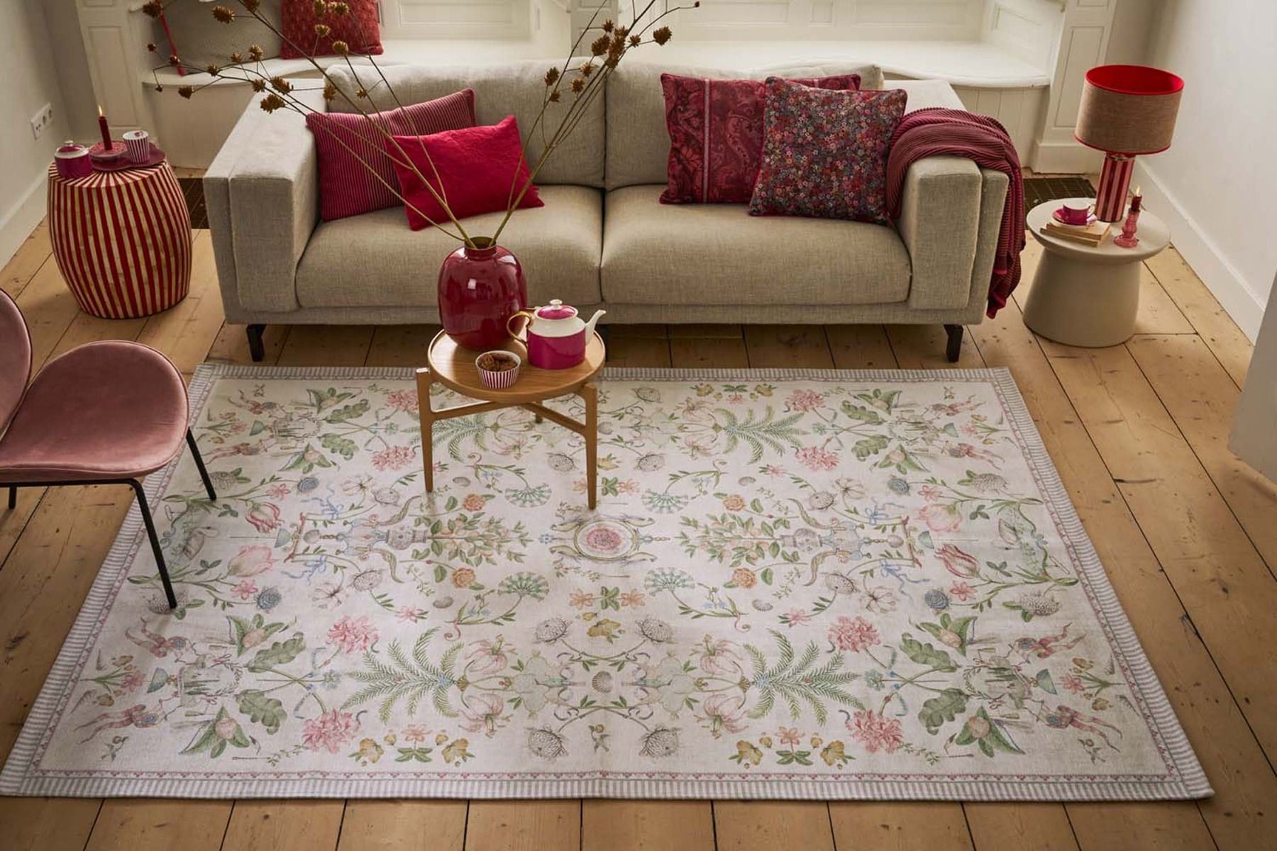 Tapis Festa di Lividonia by Pip Blanc Cassé 200x300 cm