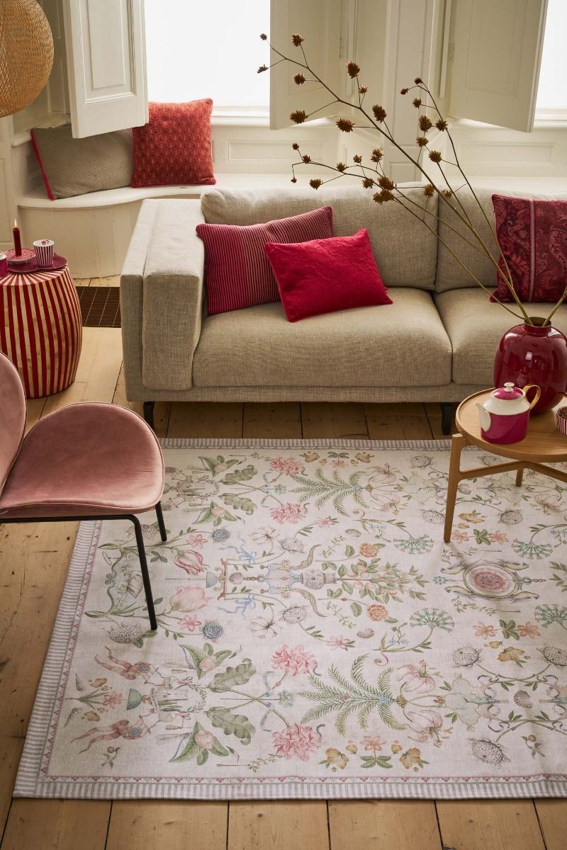 Tapis Festa di Lividonia by Pip Blanc Cassé 200x300 cm
