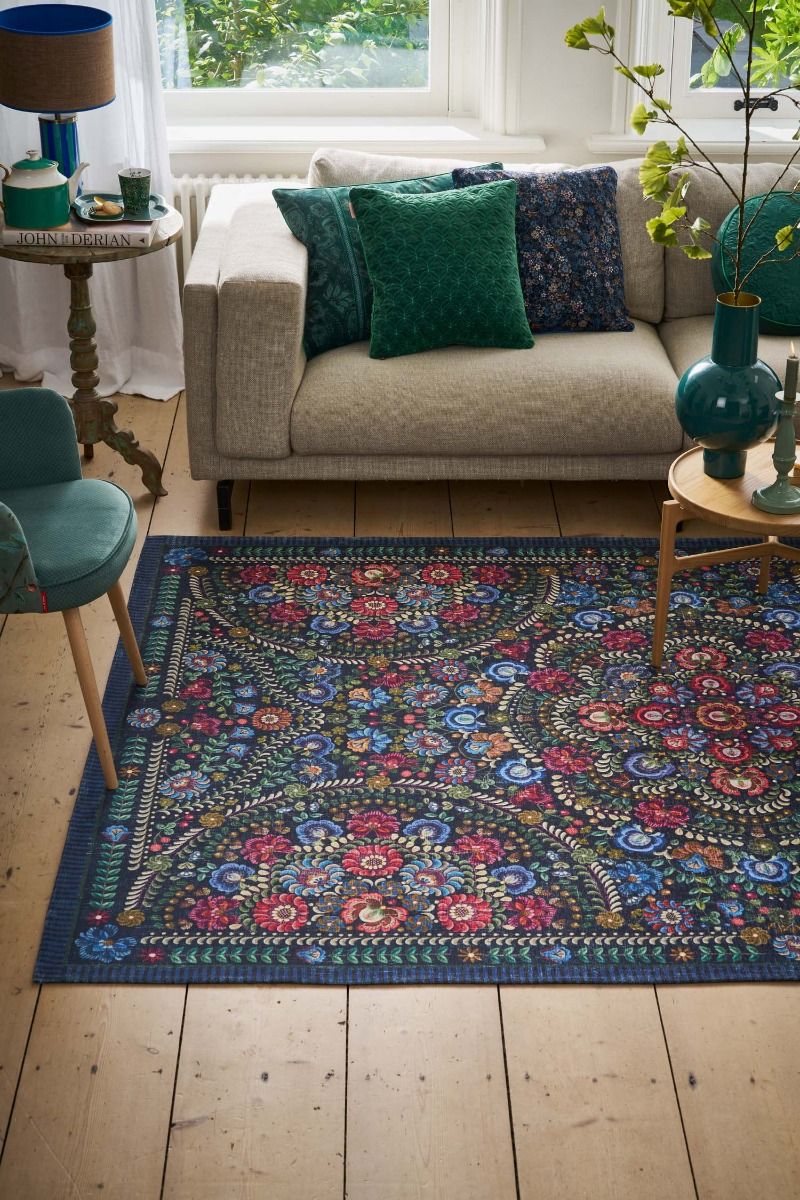 Carpet Il Ricamo by Pip Dark Blue