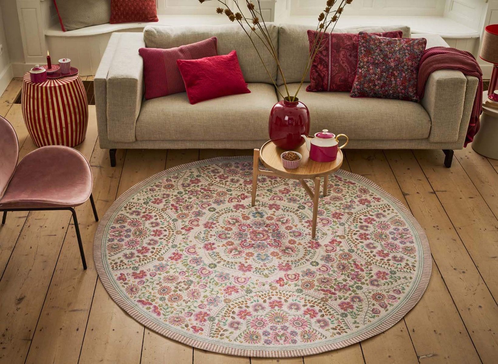 Round Carpet Il Ricamo by Pip Sand