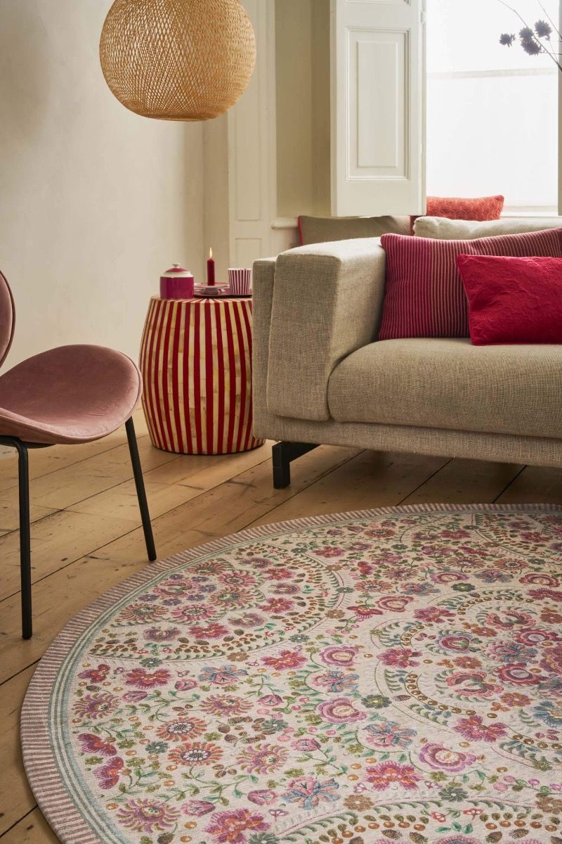 Round Carpet Il Ricamo by Pip Sand