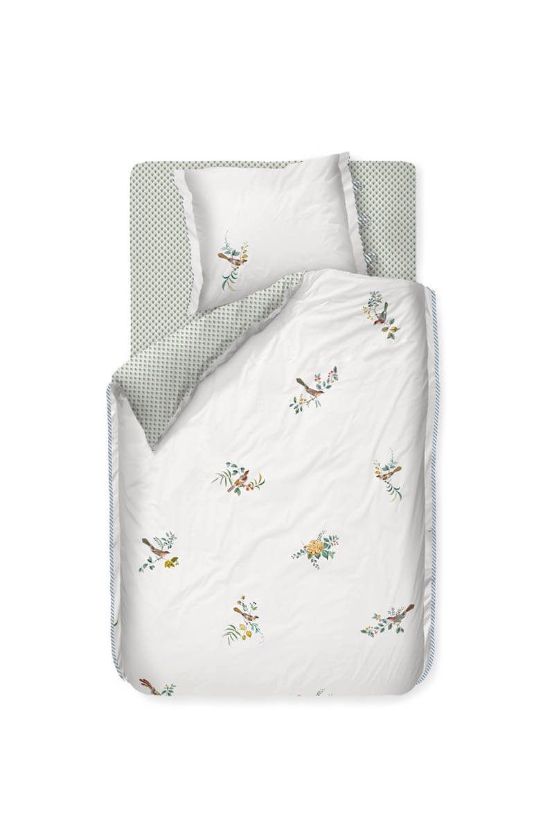 Duvet Cover Little Birds White