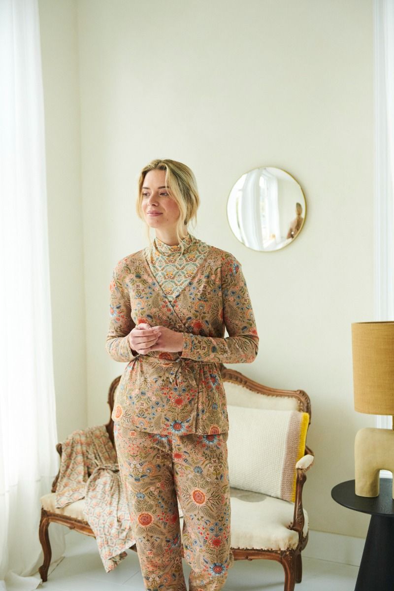 Talina Long Sleeve Top Bailamos Sand