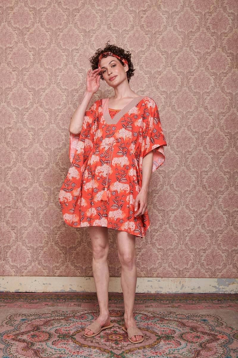 Tunic Flora Firenze Coral