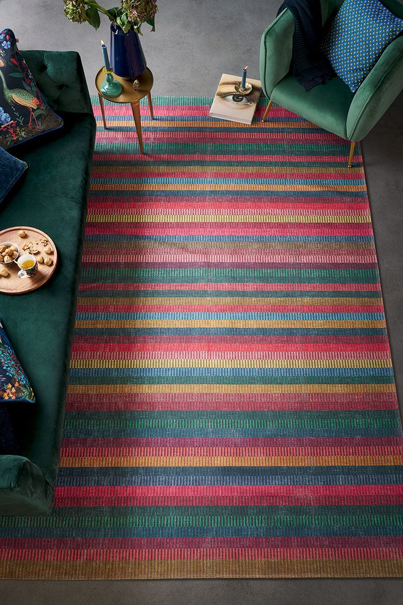 Carpet Jacquard Stripes by Pip Multi 