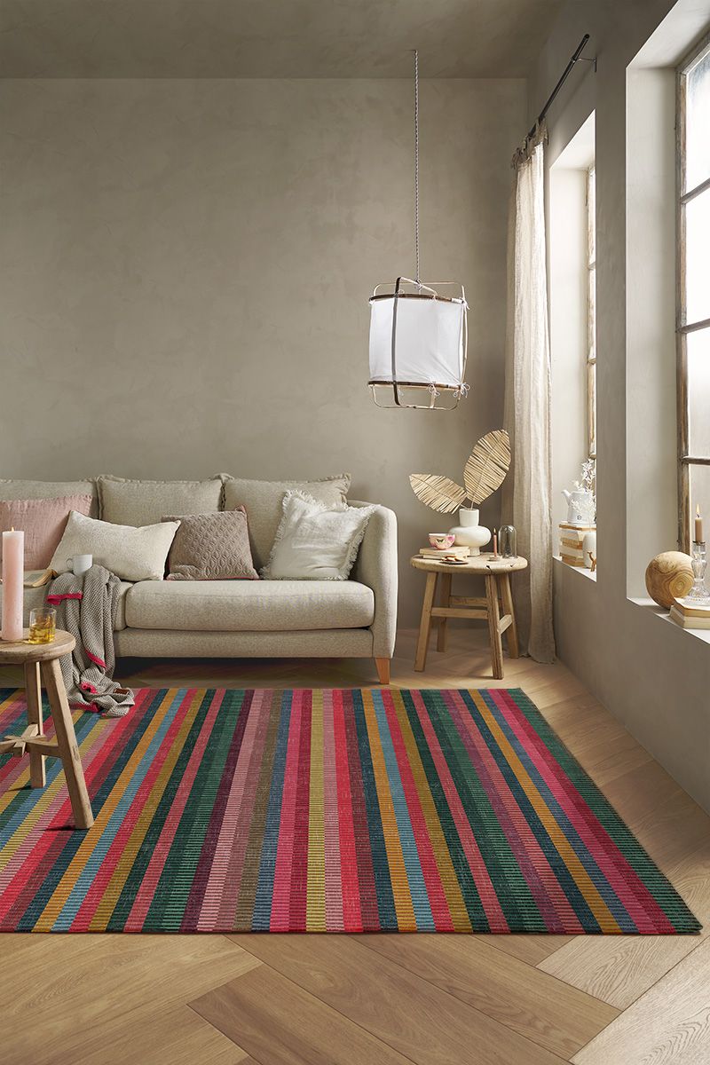 Carpet Jacquard Stripes by Pip Multi 