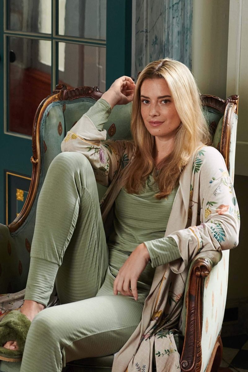 Trousers Long Little Sumo Stripe Green 
