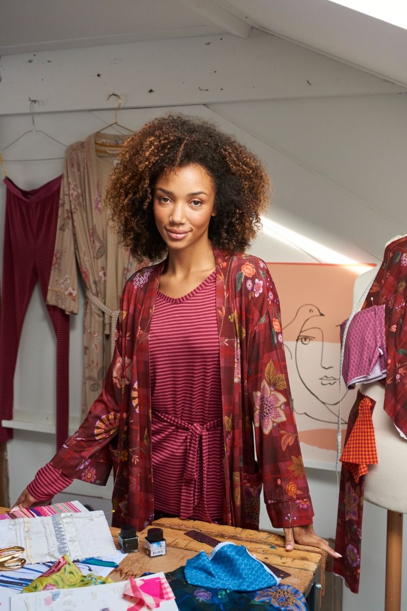 Naomi Kimono Flores Felices Rood