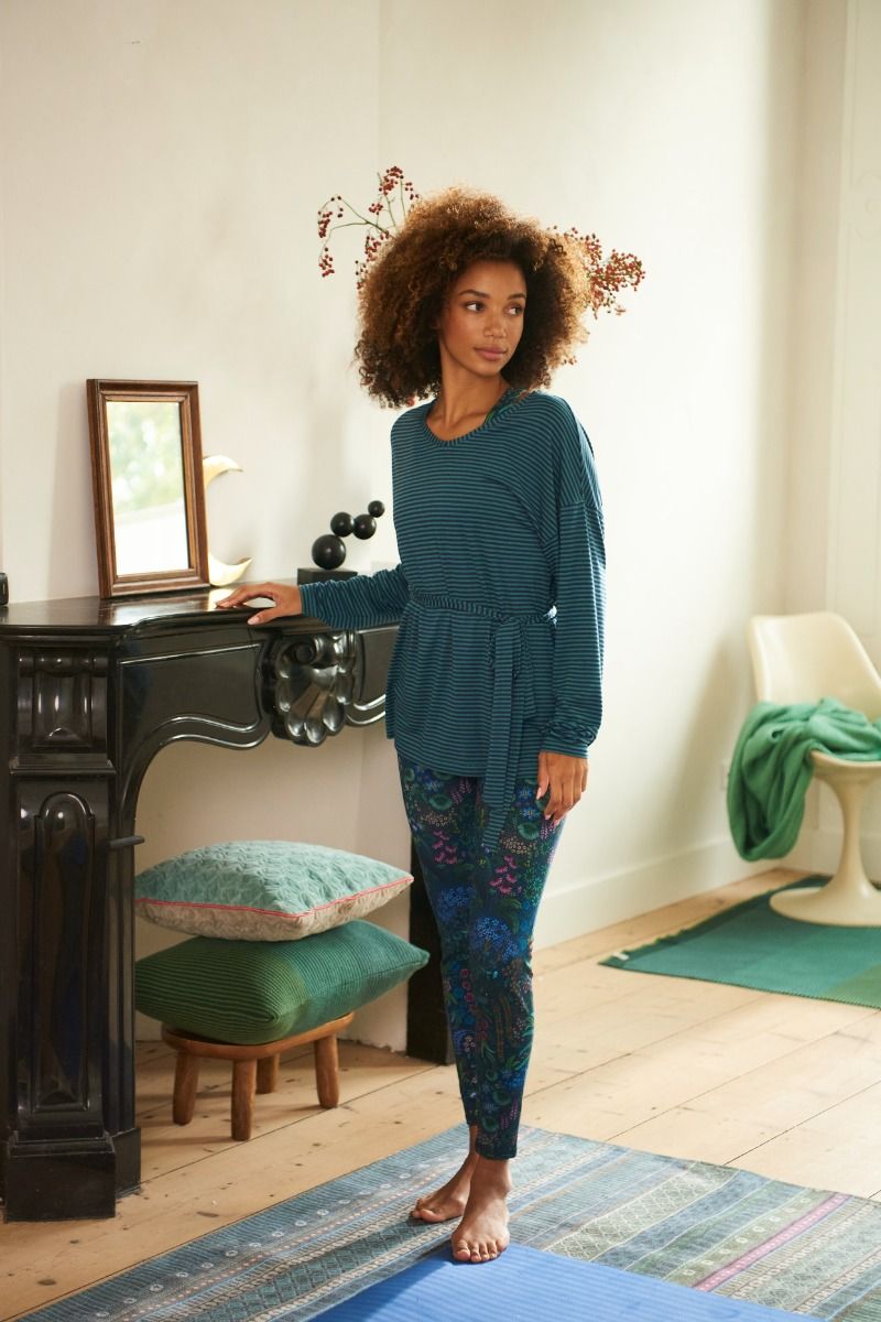 Bella Lange Sportbroek Querida Donkerblauw