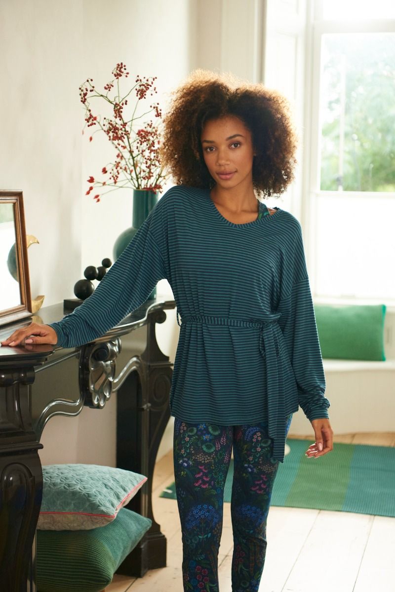 Bella Lange Sportbroek Querida Donkerblauw