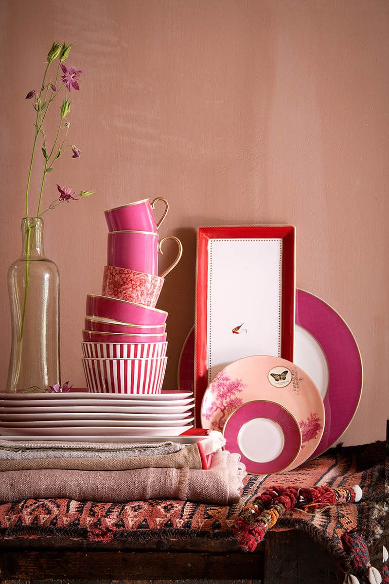 Pip Chique Dinerbord Roze 28cm