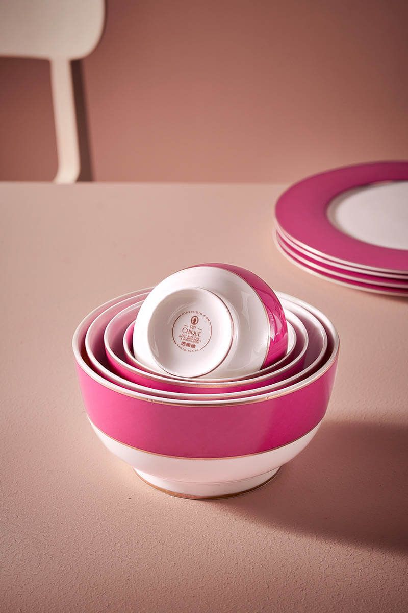 Pip Chique Bowl Pink 20.5cm