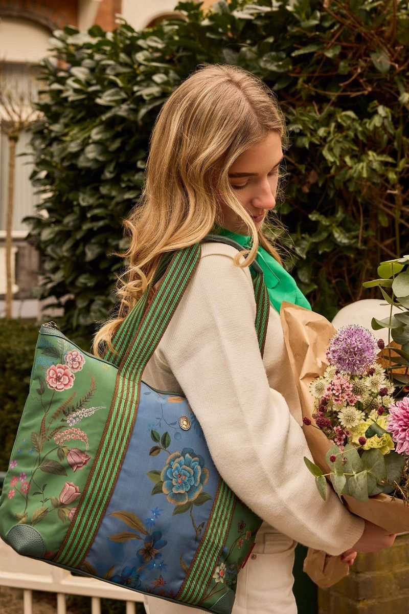 Tote Bag Tilda Medium Bodhi Flower Green