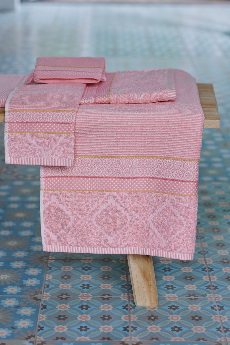 Guesttowel Set/3 Soft Zellige Pink 30x50 cm