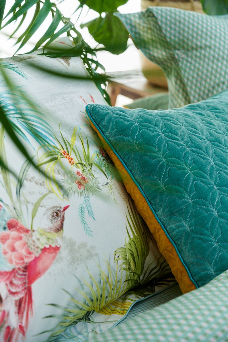 Pillowcase Palm Scenes White