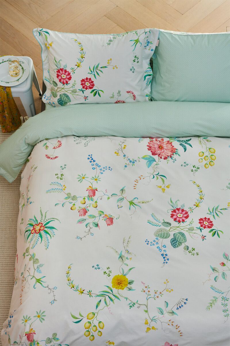 Pillowcase Fleur Grandeur White