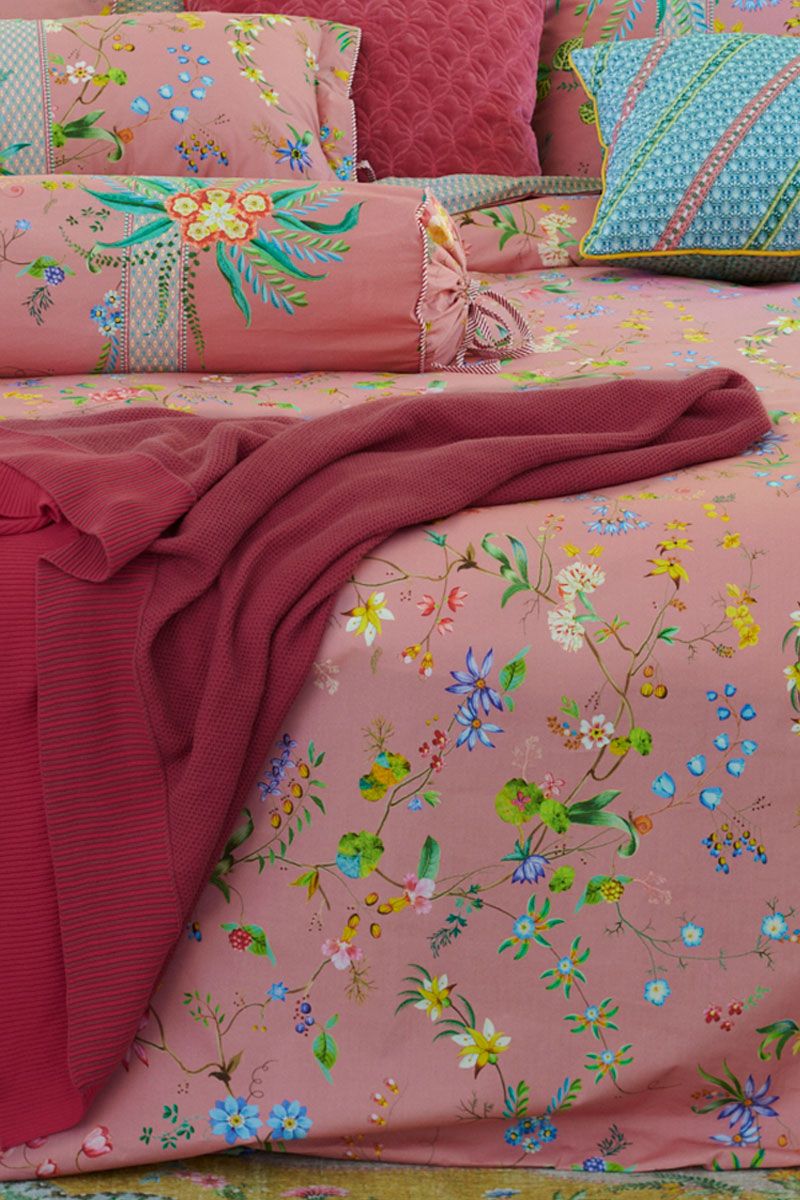 Neck Roll Petites Fleurs Pink