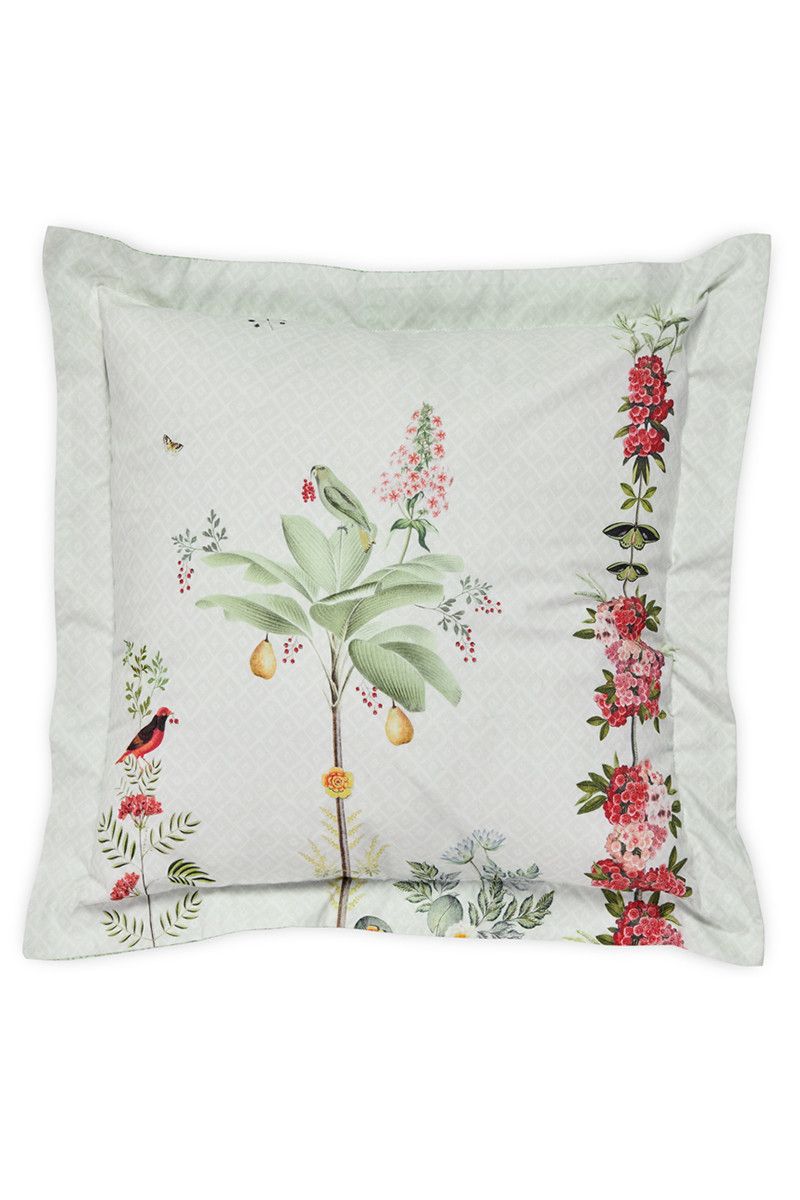 Cushion square Babylons garden White | Pip Studio the Official website