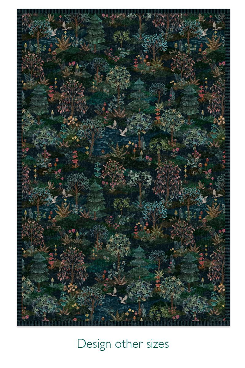 Carpet Pip Garden Dark Blue