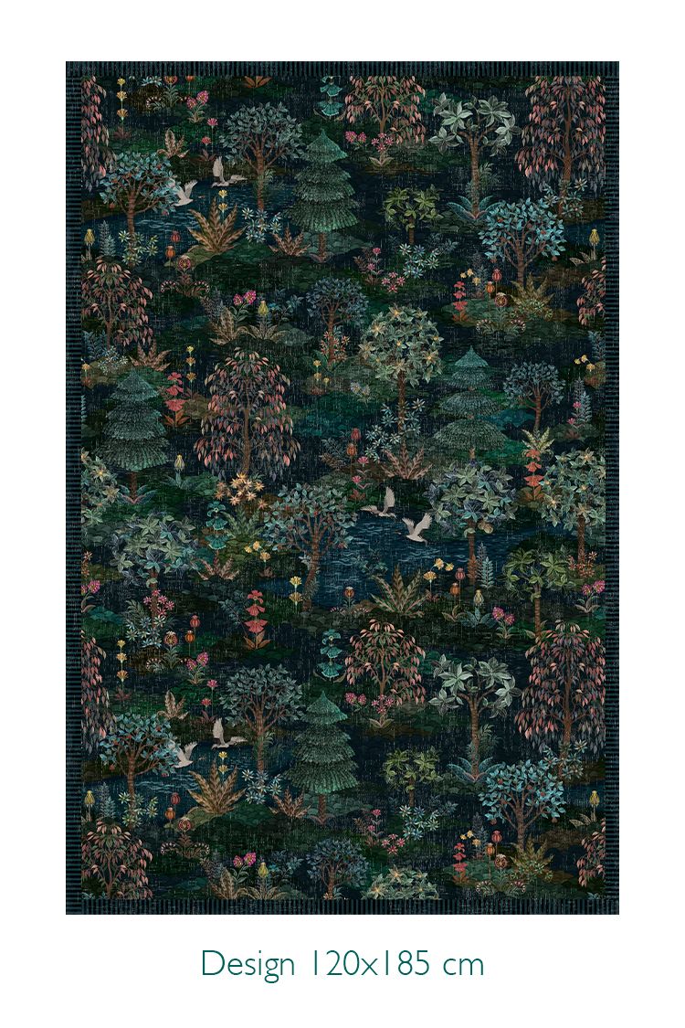 Carpet Pip Garden Dark Blue