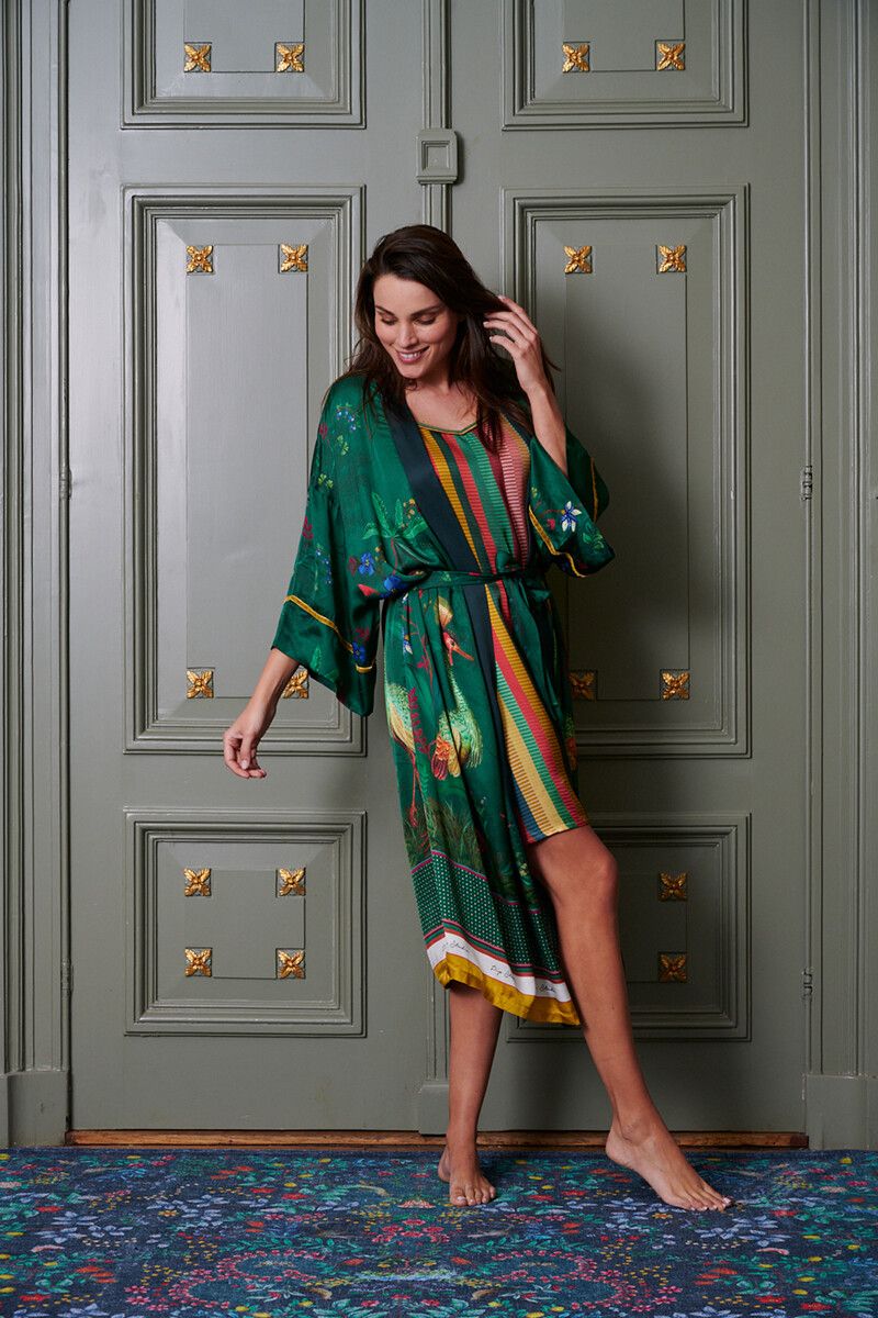 Nachthemd Jacquard Stripe Multi