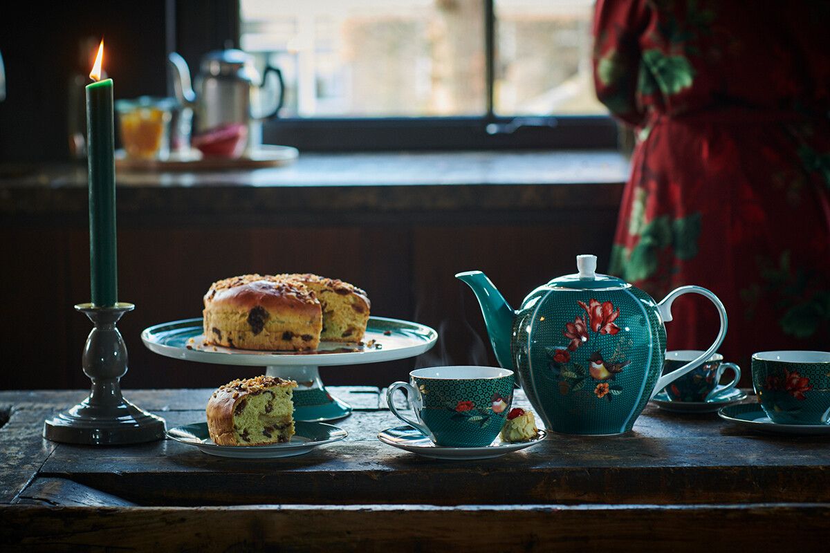 Winter Wonderland Tea Set/3 Green