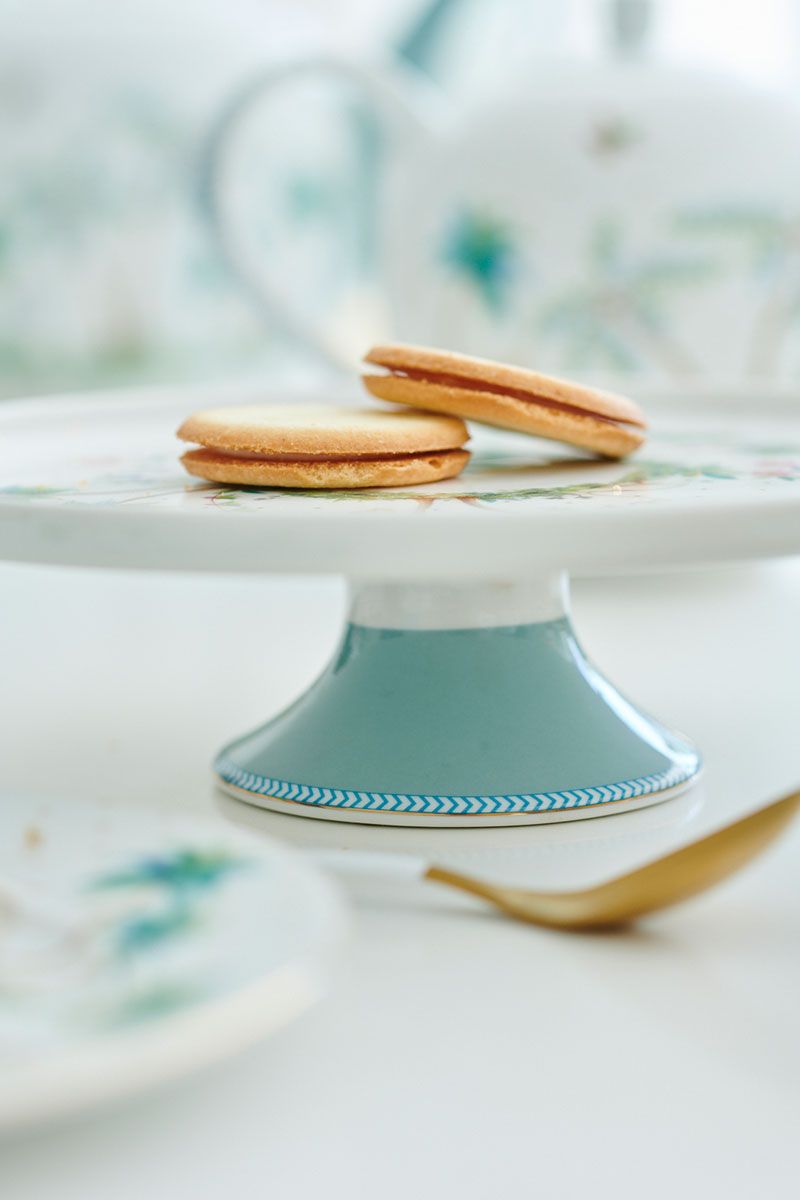 Plateau à Gâteaux de Petite Taille Jolie en Coloris blanc