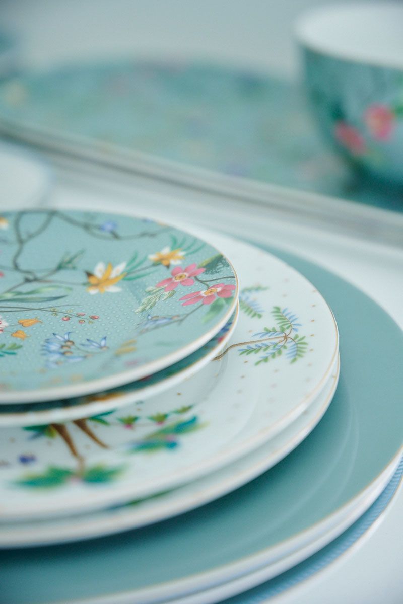 Petit Four Jolie Blumen Blau 12cm