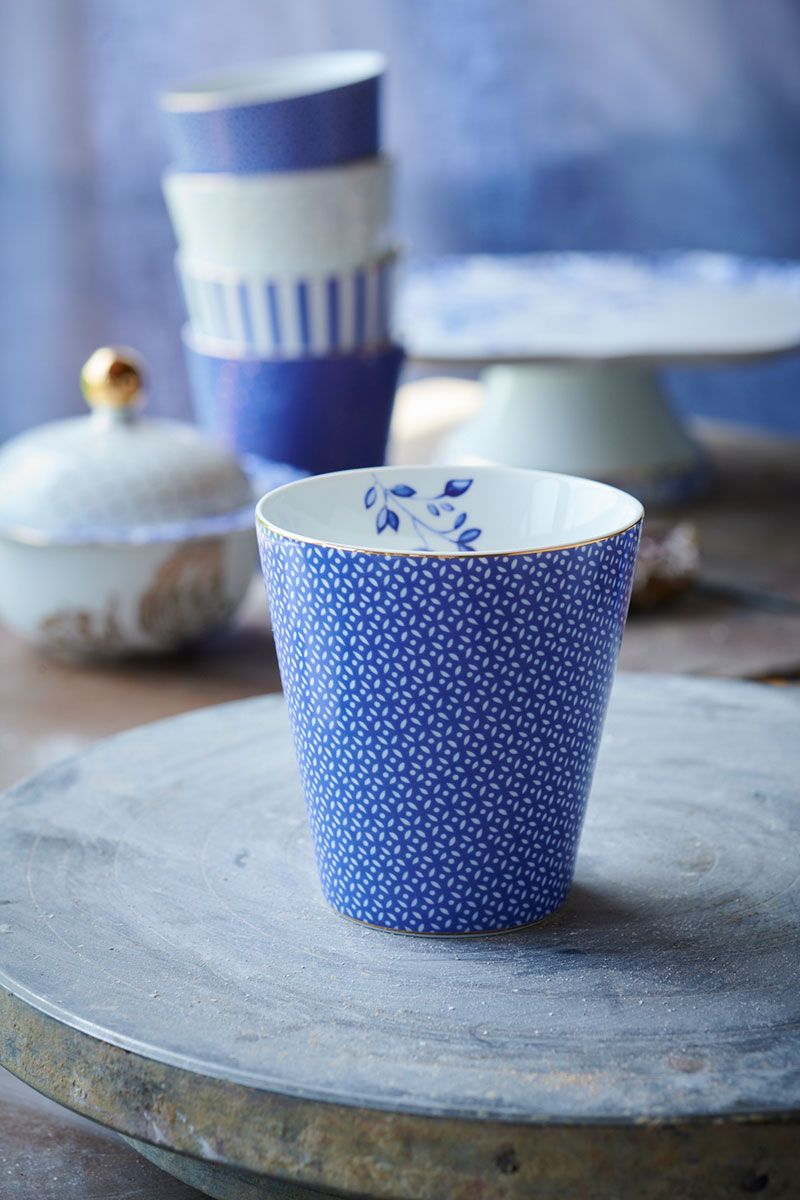 Royal Stripes Tasse Tiles Blau