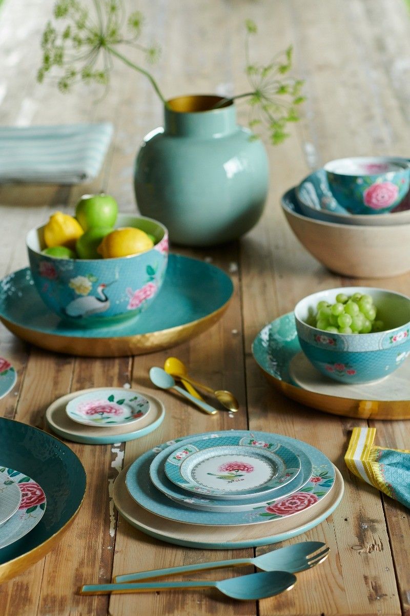 Blushing Birds Schale 18 cm blau