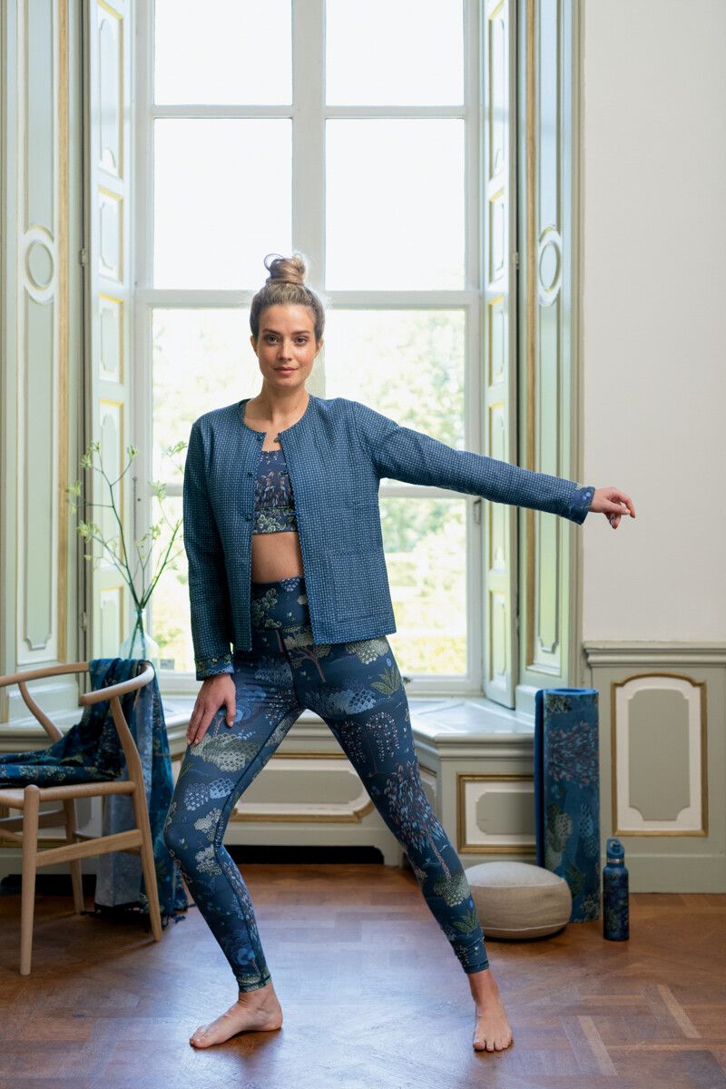 Sporthose Japanese Garden Blau