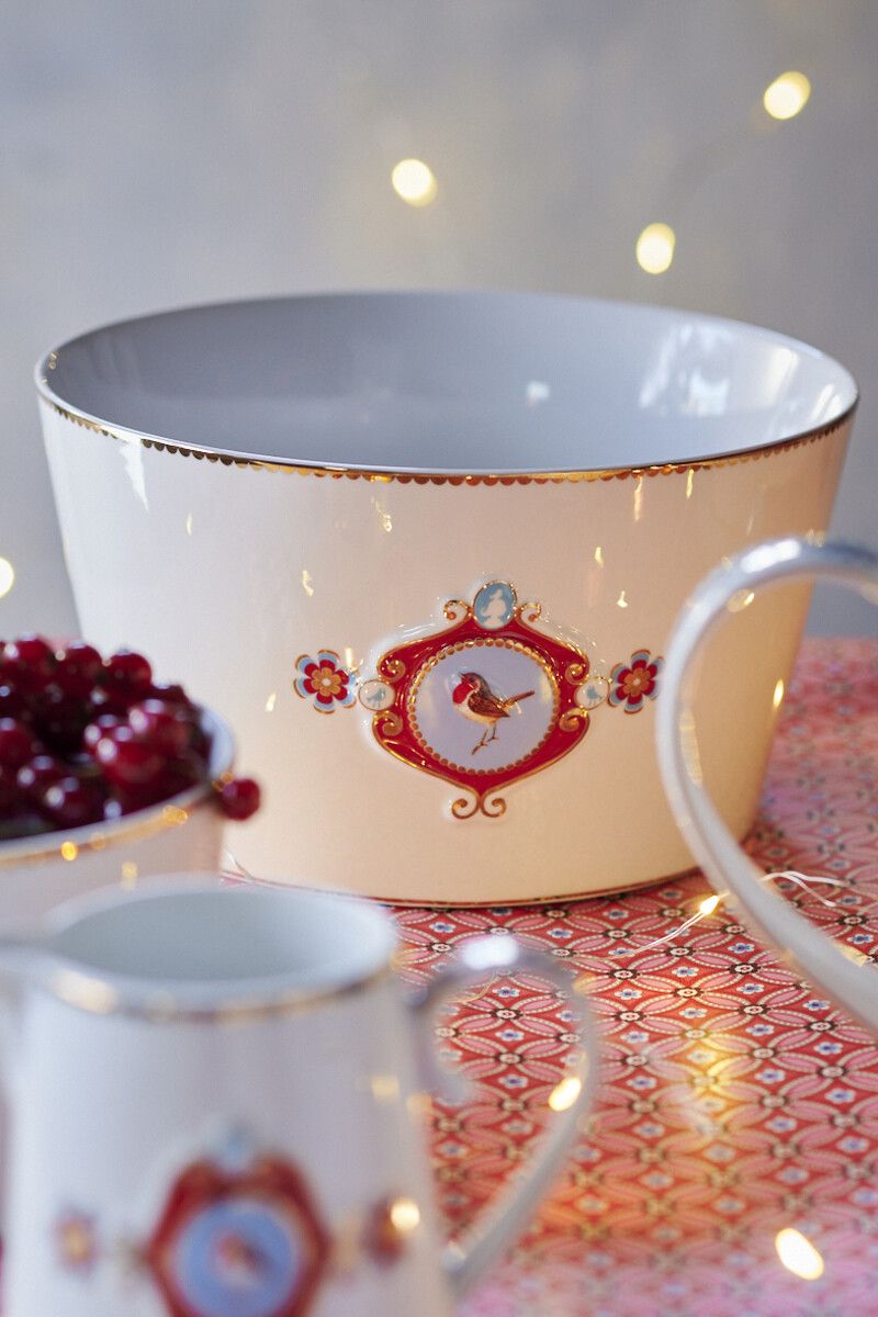 Love Birds Breakfast Set/7 White