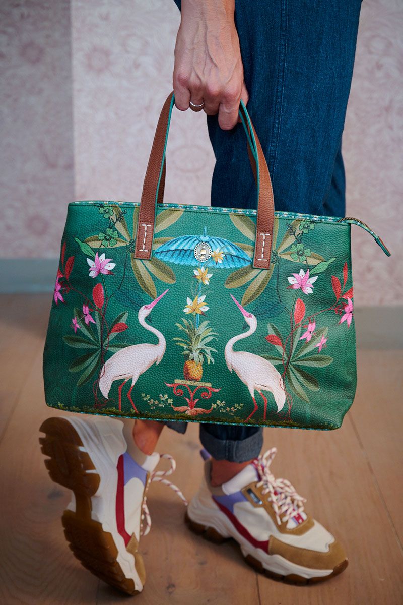 Shopper Small Heron Homage Green 