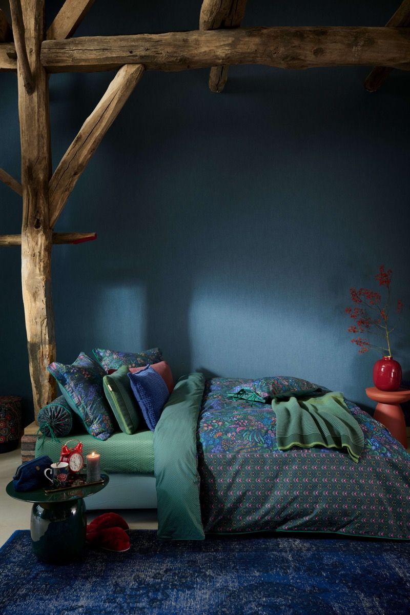 Taie d'oreiller Querida Bleu Foncé