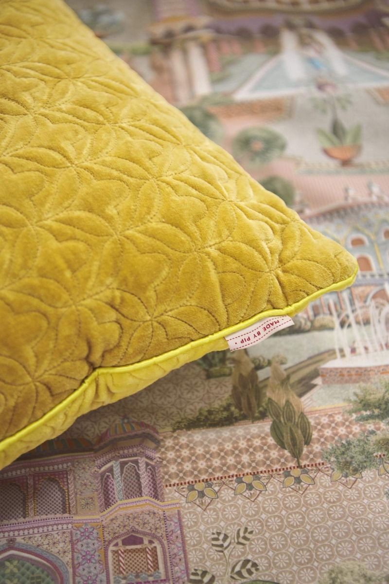 Cushion Quilty Dreams Bright Yellow