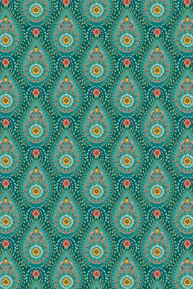 Pip Studio Raindrops Vliestapete Grün