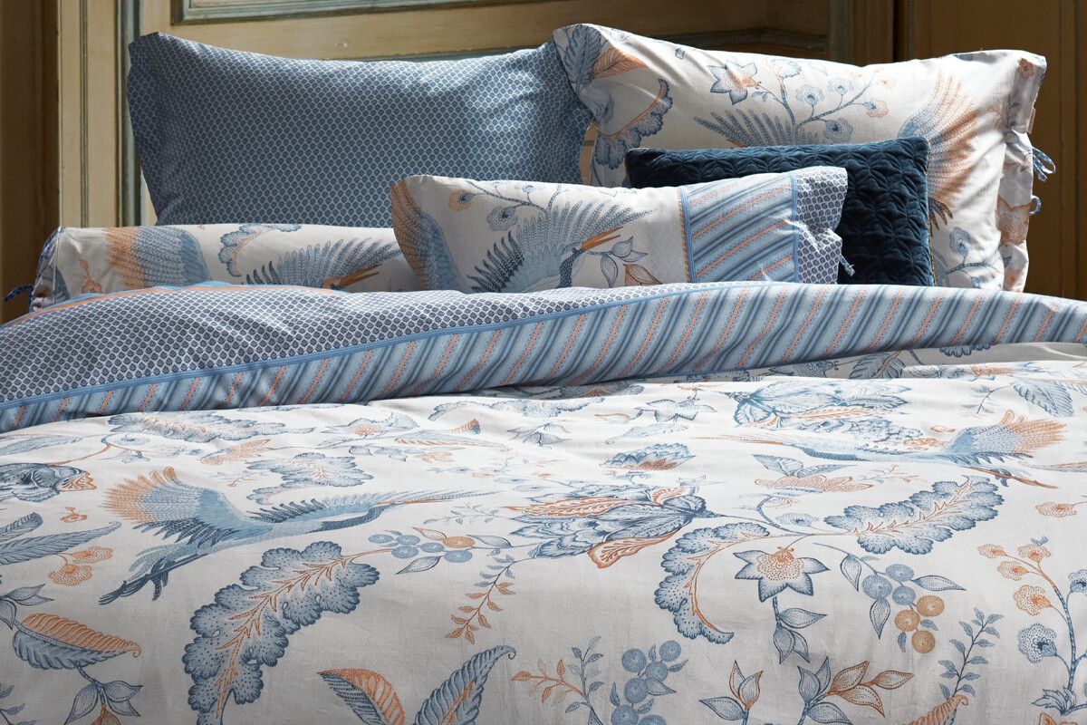 Nackenrolle Royal Birds Blau
