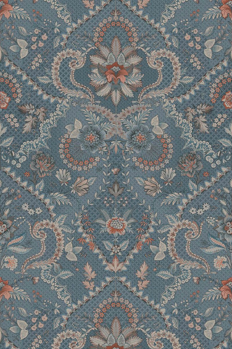 Pip Studio Saluti Vinyltapete Denim Blau