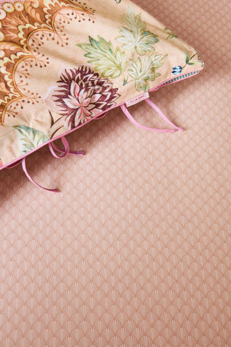 Drap-Housse Scala en Coloris Corail