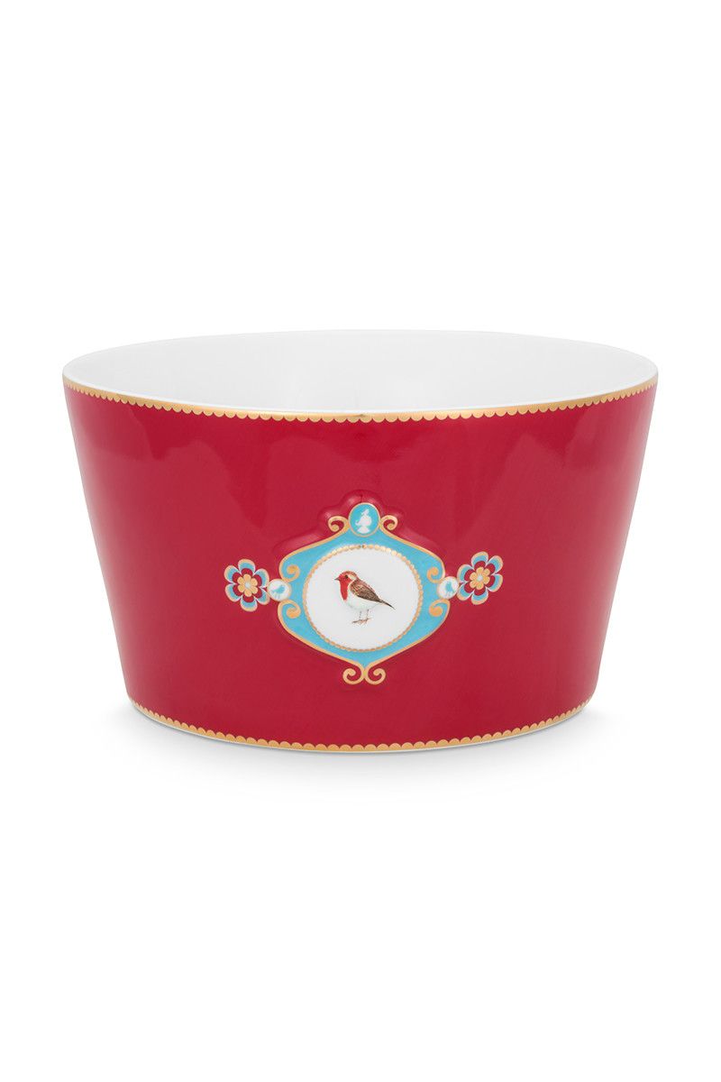 Love Birds Kom Rood 20 cm