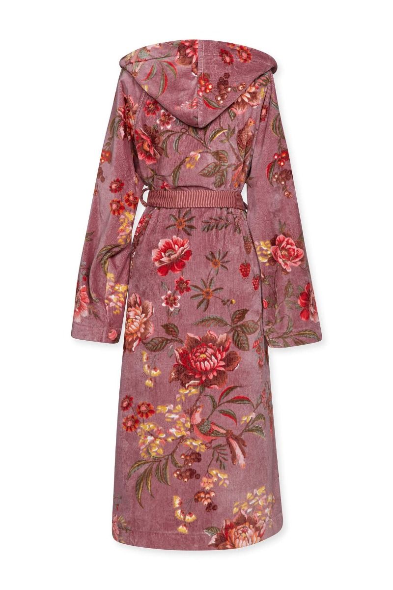 Bathrobe Secret Garden Mauve