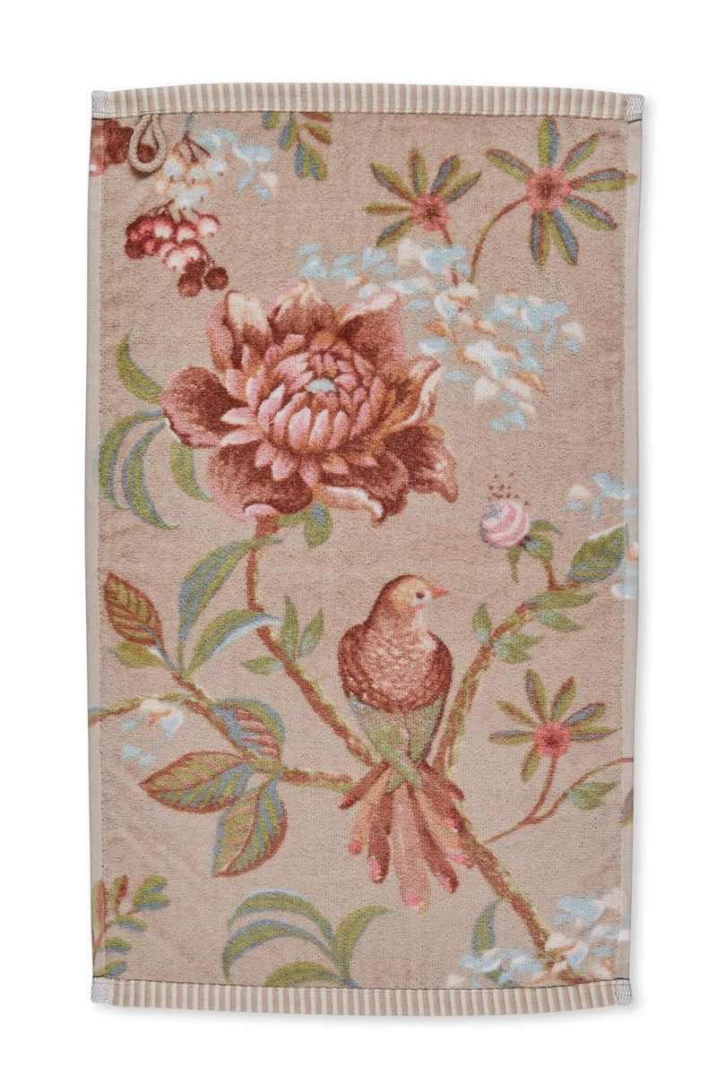 Guesttowel Set/3 Secret Garden Khaki 30x50cm