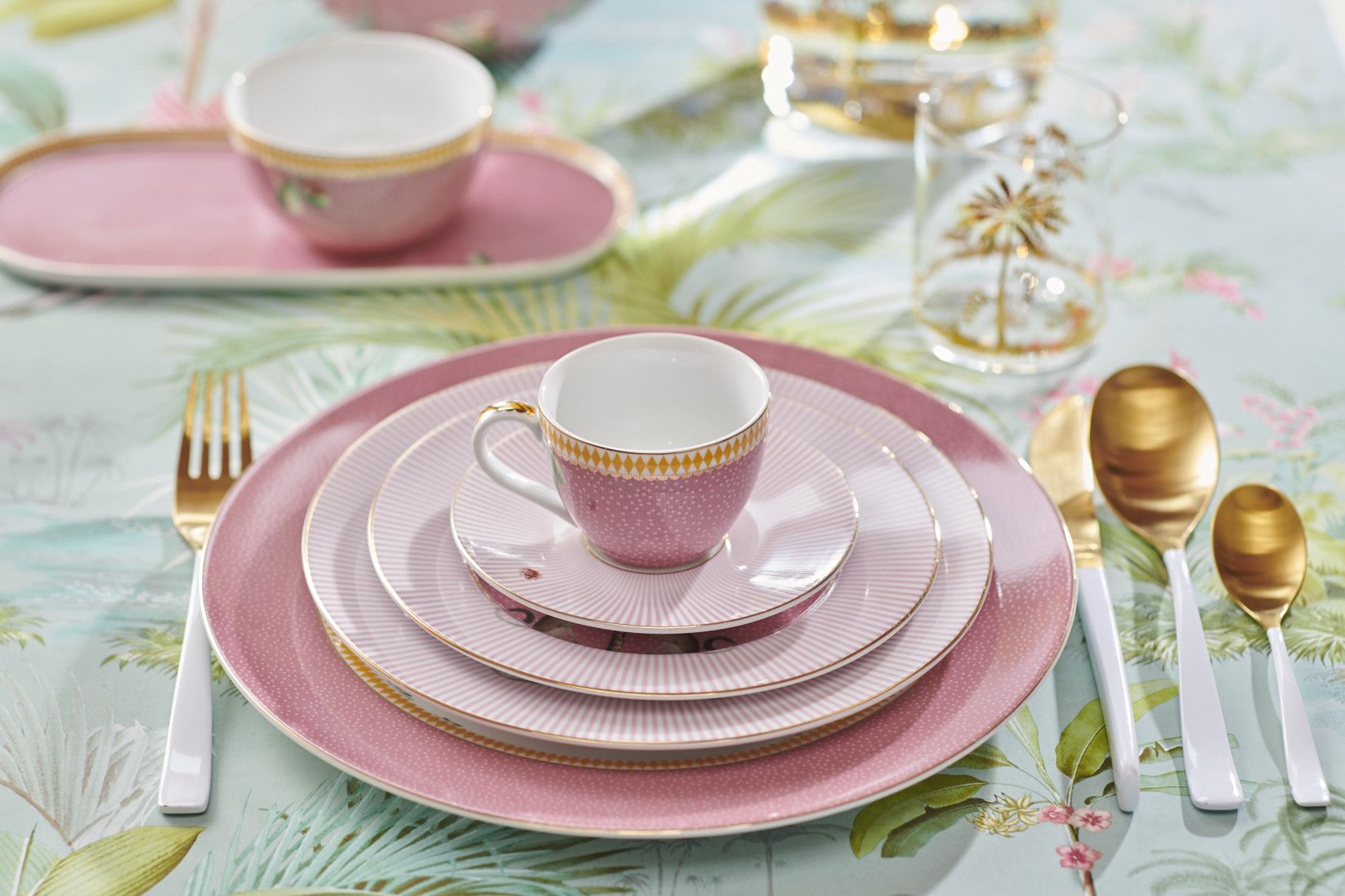 La Majorelle Espresso Cup & Saucer Pink