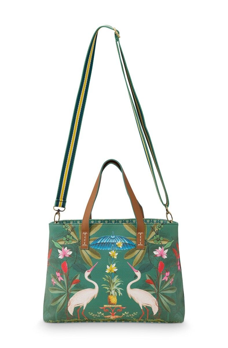 Shopper Small Heron Homage Green 