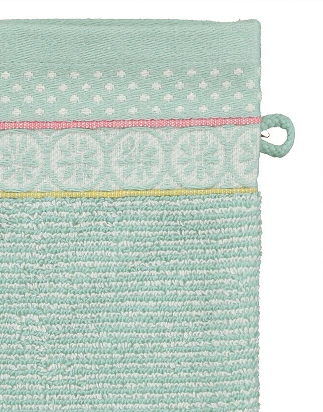 Washandje Soft Zellige Blauw 16x22 cm