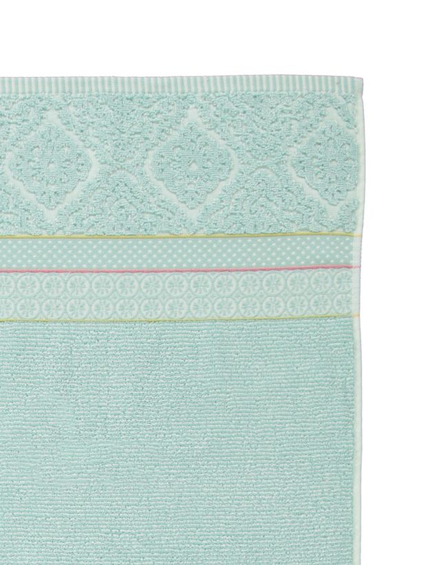 Grote Handdoek Soft Zellige Blauw 70x140 cm