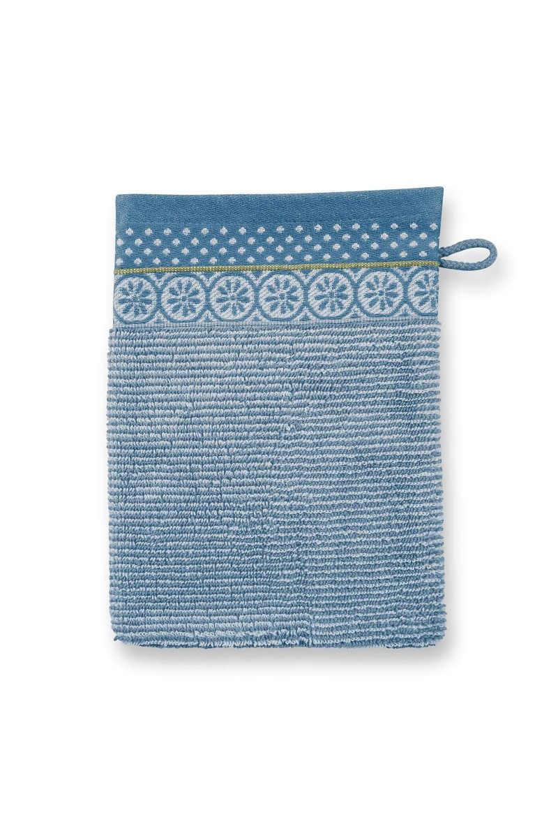 Washcloth Set/3 Soft Zellige Blue/Grey 16X22cm