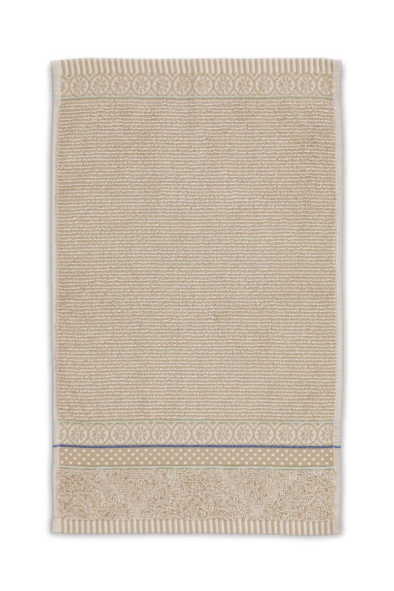 Gastendoek Set/3 Soft Zellige Khaki 30x50 cm